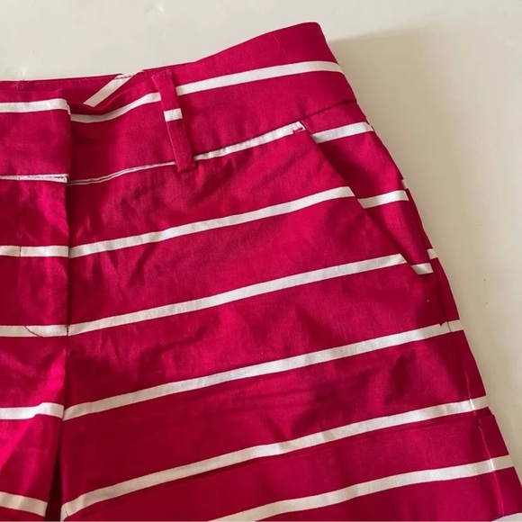 New York and Company Women’s Red and White Striped Short - Picture 3 of 8